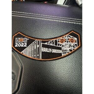 Harley Davidson HOG 2022 Patch Embroidered Biker Motorcycle Vest Jacket Sew On